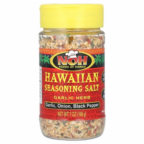NOH Garlic Herb Hawaiian Seasoning Salt Perspective: front