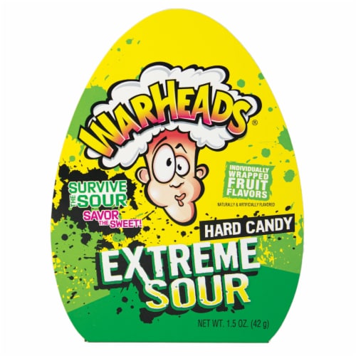 Warheads® Extreme Sour Hard Candy Perspective: front