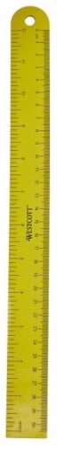 Westcott® 12 Inch Magnetic Strip Ruler Perspective: front