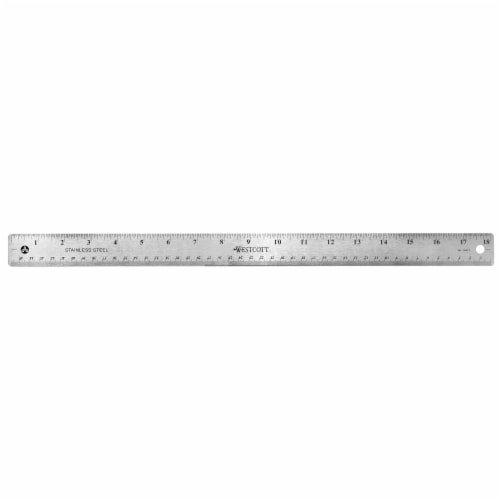 Stainless Steel Ruler Perspective: front