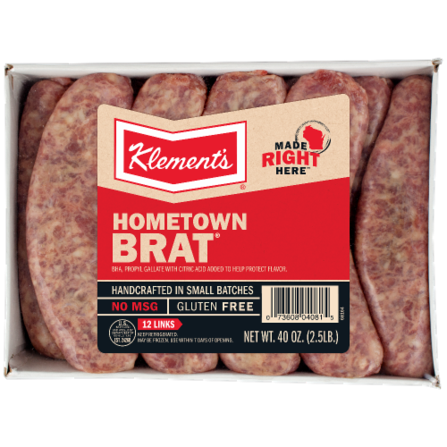 Klement's Hometown Bratwurst Perspective: front