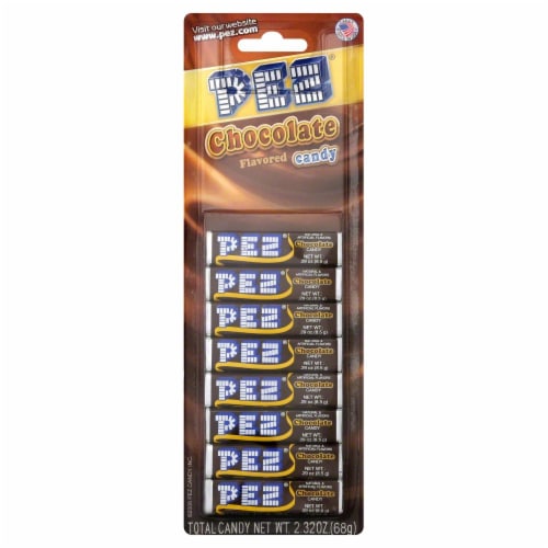 PEZ Chocolate Candy Perspective: front