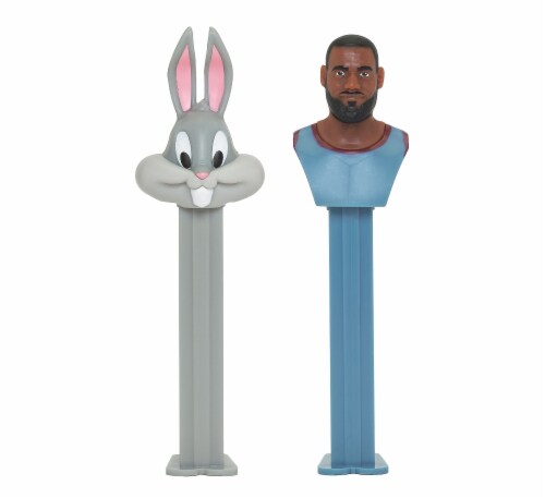 Pez Holiday Space Jam Dispensers and Candy Perspective: front