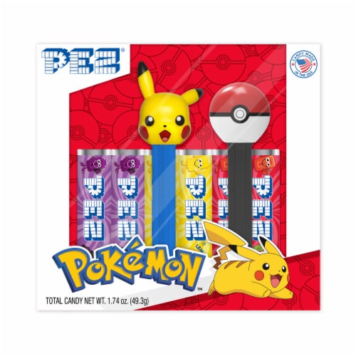PEZ® Pokemon Holiday Hard Candy Twin Pack Perspective: front