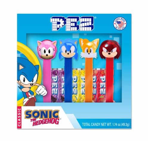 PEZ Sonic The Hedgehog Gift Box Perspective: front