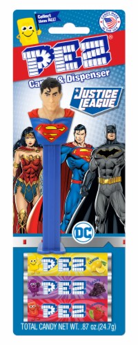 Pez® Batman Superman Assortment Candy Perspective: front