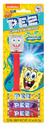 Pez SpongeBob Candy Dispensers - Assorted Perspective: front