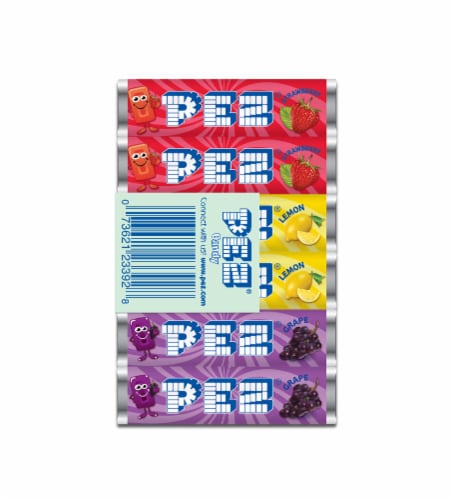 Pez® Assorted Holiday Candy Refill Rolls Perspective: front