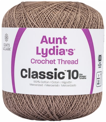 Aunt Lydia's Classic Crochet Thread Size 10 - Black