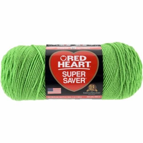 Red Heart® Super Saver® Yarn - Spring Green Perspective: front