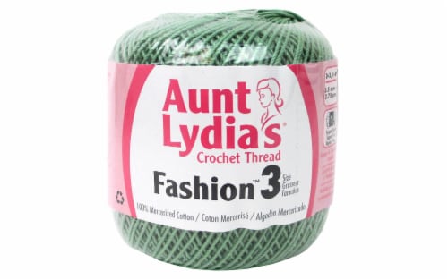 Aunt Lydia's Fashion Crochet Thread Size 3-Sage, 1 count - Kroger