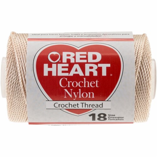 Red Heart Nylon Crochet Thread Size 18-Natural, 1 count - Baker's