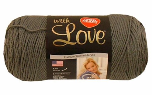 Red Heart With Love Yarn-Light Grey, 1 count - Gerbes Super Markets