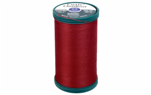 Coats Outdoor Living Thread 200yd-Red Cherry Perspective: front