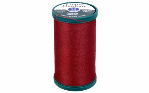 Coats Outdoor Living Thread 200yd-Red Cherry Perspective: front