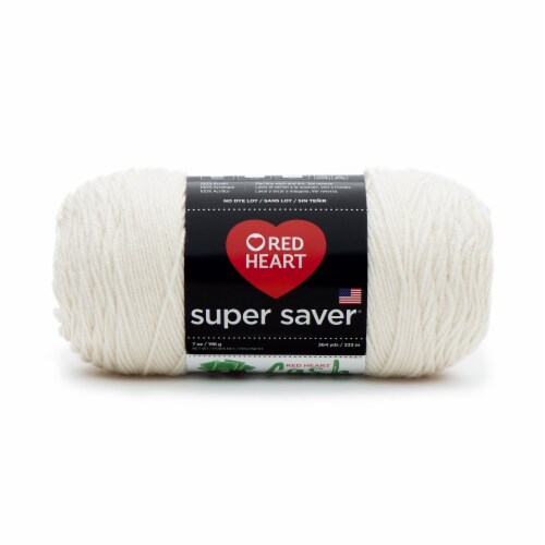 Red Heart® Super Saver® Yarn - Soft White, 364 yd / 7 oz - Harris Teeter