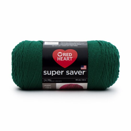 Red Heart® Super Saver® Yarn - Paddy Green Perspective: front