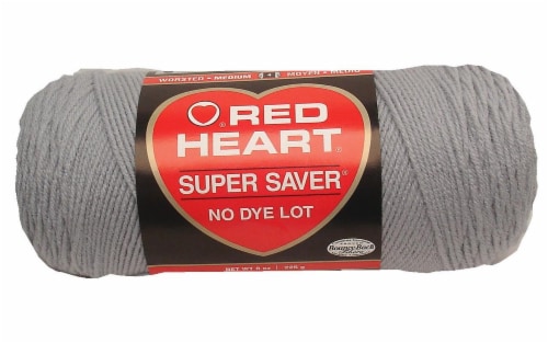 Red Heart® Super Saver Yarn - Light Grey, 7 oz - Fry's Food Stores