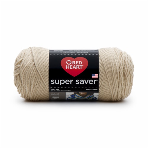 Red Heart® Super Saver® Buff Yarn Perspective: front