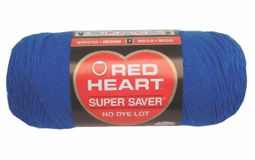 Red Heart® Super Saver® Yarn - Blue Perspective: front