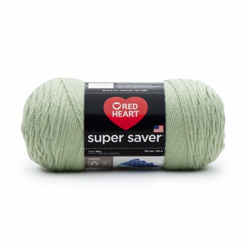 Red Heart® Super Saver® Yarn - Frosty Green, 364 yd / 7 oz - Kroger