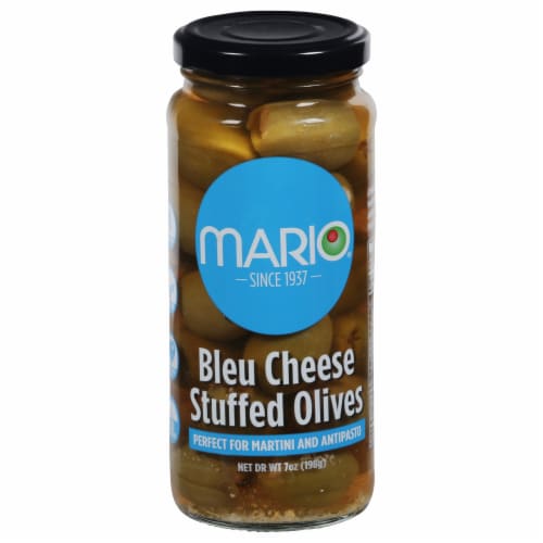 Mario® Bleu Cheese Stuffed Olives Perspective: front