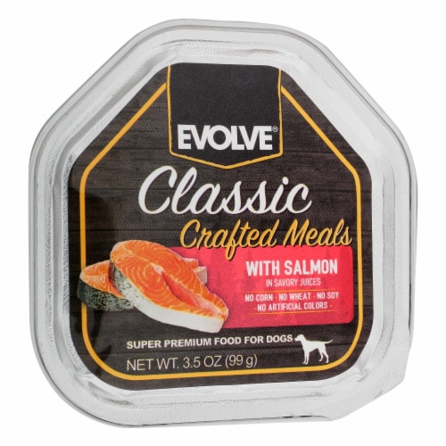 Evolve® Classic Crafted Meals Salmon Dog Food Perspective: front