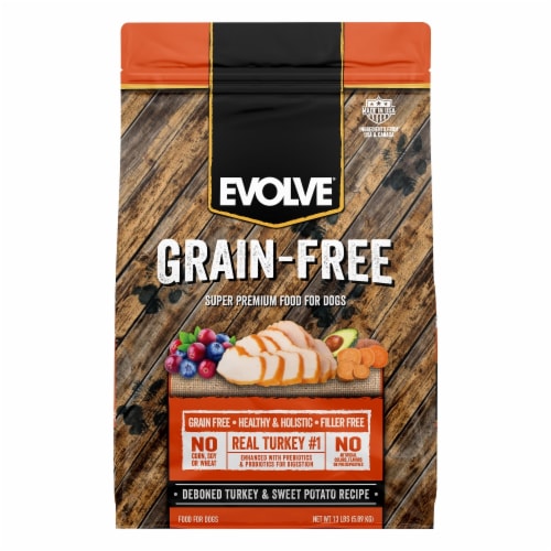 Evolve® Grain Free Turkey and Sweet Potato Dog Food Perspective: front