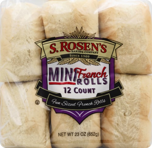 S. Rosen's Mini French Rolls Perspective: front