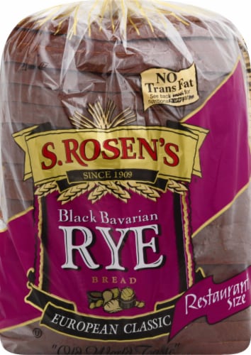 S. Rosen's Bread Bavarian Dark Rye Perspective: front