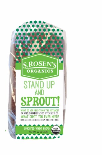 S. Rosen's Organic Stand Up and Sprout Wheat Bread Perspective: front