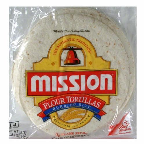 Mission Flour Tortillas Perspective: front