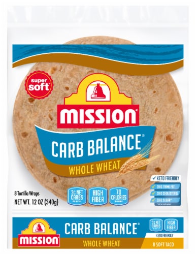 Mission® Carb Balance® Low Carb Whole Wheat Soft Taco Tortillas