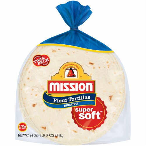 Mission Burrito Flour Tortillas Perspective: front
