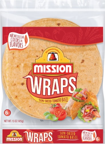 Mission® Sun-Dried Tomato Basil Wraps Perspective: front