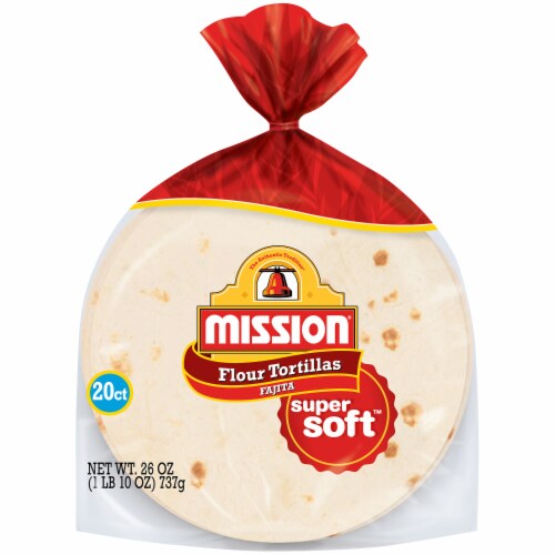 Mission Super Soft Fajita Flour Tortillas Perspective: front