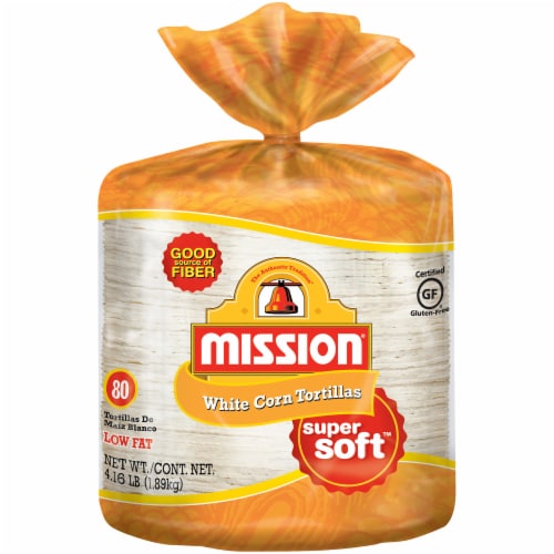 Mission Super Soft White Corn Tortillas Perspective: front