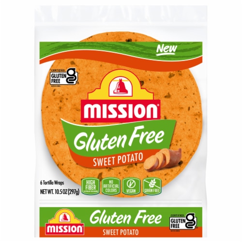 Mission Gluten Free Sweet Potato Tortillas Perspective: front