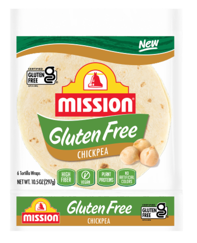 Mission® Gluten Free Chickpea Tortillas Perspective: front