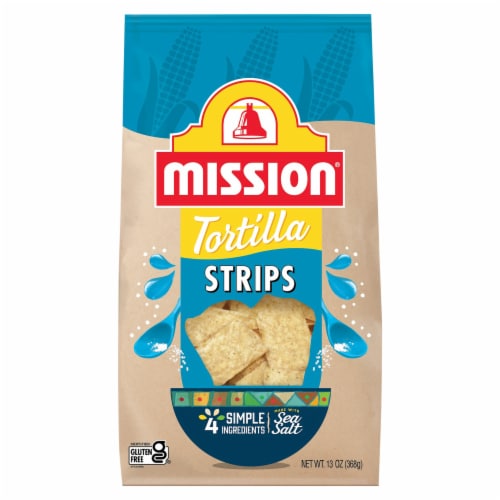Mission® Sea Salt Gluten Free Tortilla Strips Perspective: front