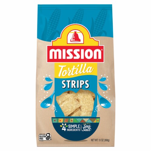 Mission® Sea Salt Gluten Free Tortilla Strips Perspective: front