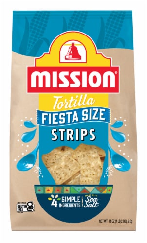 Mission® Fiesta Size Restaurant Style Tortilla Strips Perspective: front