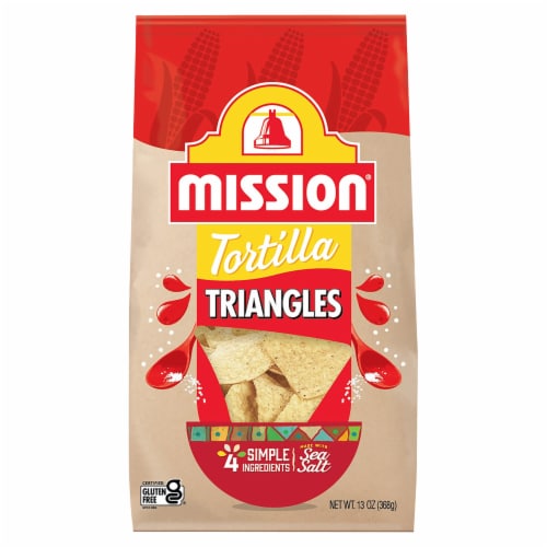 Mission® Tortilla Triangles Perspective: front