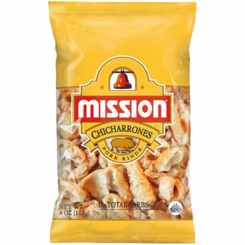 Mission Chicharrones Pork Rinds Perspective: front