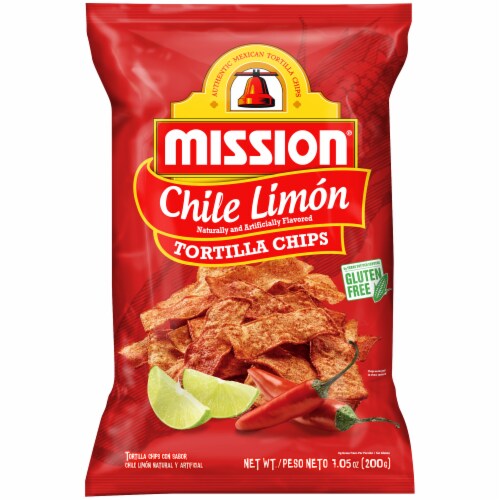 Mission Chile Limon Tortilla Chips Perspective: front
