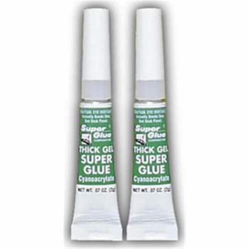 Thick-Gel Super Glue Tube (Double Pack) Perspective: front