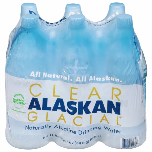 Alaskan Glacial® Drinking Bottled Water Perspective: front