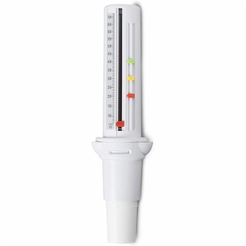 Omron Peak Air Peak Flow Meter Home Use PF9940 Perspective: front