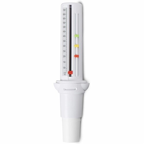 Omron Peak Air Peak Flow Meter Home Use PF9940 Perspective: front