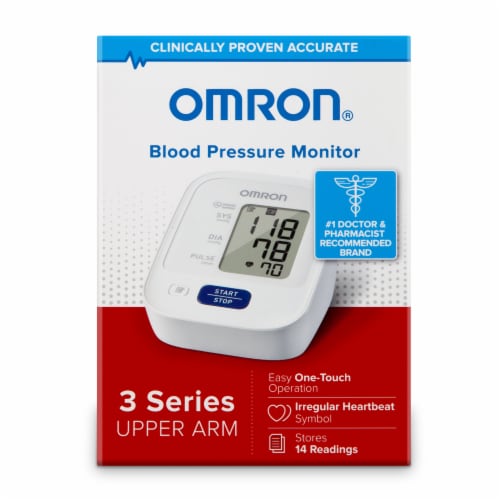 Omron 3 Series Automatic Digital Blood Pressure Monitor, 1 ct - Kroger